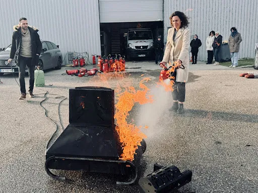 Formation incendie extincteur Firminy - Alertis à Firminy